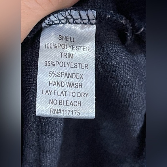 Haani Girls Top Navy Jeweled Long Sleeve Shirt Size 10 - Picture 6 of 6